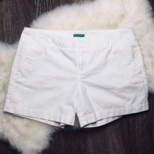 Lilly Pulitzer White Palm Beach Fit Shorts Size 6